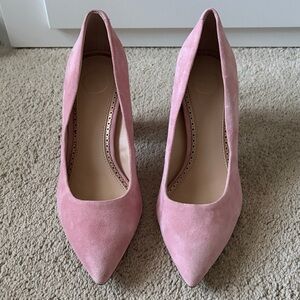 1901 Pink Suede Women's Heels